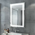 Milo LED Anti-fog Front-Lit Rectangular Bathroom Mirror